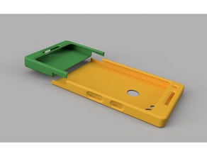 pixel 2 xl slider case mobile phone 3d print model - Mito3D