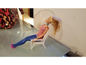 barbie sedia toys & games accessories chair 3d print model - Mito3D