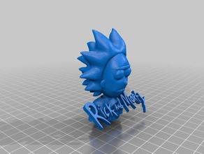 rick morty fidget spinner de la pac jouets & jeux 3d print model - Mito3D