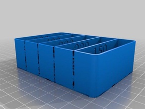 sandpaper organizer tool holders & boxes box workshop 3d print model - Mito3D