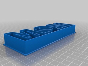 mom cookie cutter kitchen & dining customized 3d print model - Mito3D