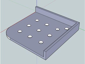 drilling patterns mdf tool holders & boxes guide 3d print model - Mito3D
