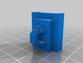 brinquedos bruder hookmount excuvator & games 3d barra 3d print model - Mito3D