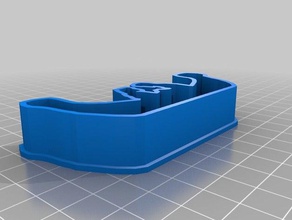 aggrovigliato gondola cookie cutter food & drink 3d print model - Mito3D