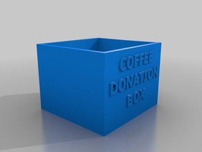 coffee donation box office 3d print model - Mito3D