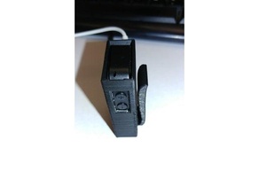 mpow adaptador de bluetooth caso, o botão guarda gadgets 3d print model - Mito3D