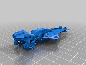 destiny 2 - moonrider-class sparrow scans & replicas game spaceship 3d print model - Mito3D
