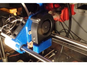 conducto del ventilador de 50 mm anet, a6 e3d transporte brentox titular Impresora 3d las piezas 3d print model - Mito3D