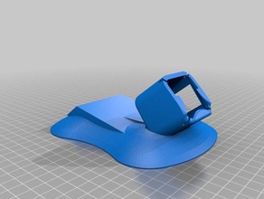 teal dron gopro mount La stampa 3d 3d print model - Mito3D