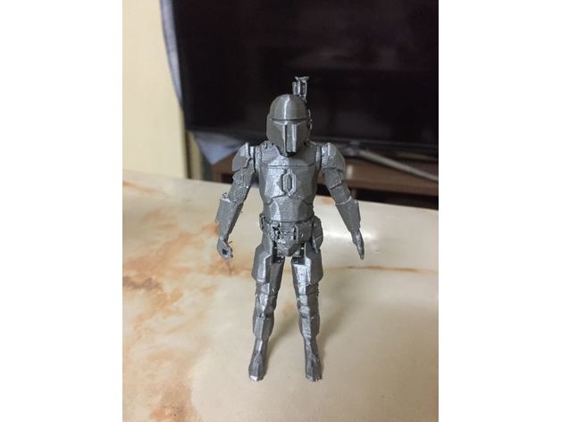 boba fett articulable La stampa 3d 3D print model - Mito3D