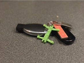 le sct vendetta keychain de logo L'impression 3d un trousseau clés 3d print model - Mito3D