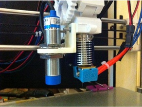 lj18a3-8-z bx watet montieren 3d-Drucker Teile induktiver sensor lj12a3 lj18a3-8-zbx mount Halterung wades extruder 3d print model - Mito3D