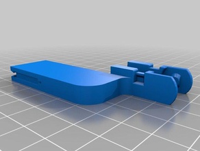 eixo y cabo de corrente clip da placa base atualização Impressora 3d peças criador selecionar v2 reprap campeão wanhao duplicador i3 3d print model - Mito3D