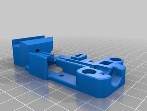 ezr struder base filament sensor module rostock max v3 3d printer extruders ezrstruder low 3d print model - Mito3D