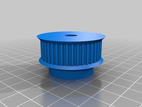 my customized parametric pulley - lots tooth profiles gt2 42 2 3d printer parts 3d print model - Mito3D