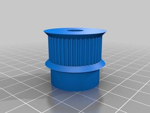 my customized parametric pulley - lots tooth profiles 1 3d printer parts 3d print model - Mito3D