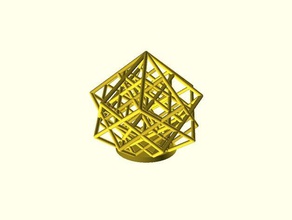 torture lattice cube 3d printing tests openscad 3d print model - Mito3D
