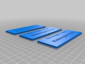 knight forjar makerspace passar A impressão 3d educação 3d print model - Mito3D