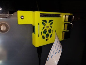 raspberry pi-3 um2 rechten linken Seite 3d Drucker Zubehör Fall mount octopi octoprint pi-Gehäuse pi mounten ultimaker 2 um2+ 3d print model - Mito3D