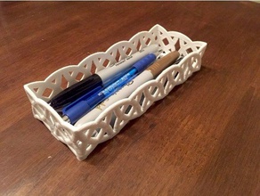 zone de vie les conteneurs la boîte cas fleur stylet le crayon 3d print model - Mito3D