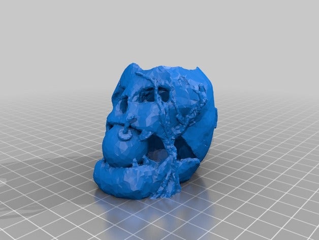 pencil skull containers desk human holder 3D print model - Mito3D