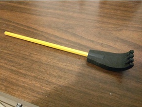 pencil head back scratcher 3d print model - Mito3D