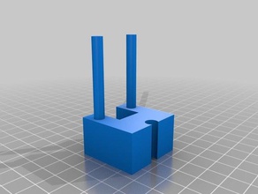 replicator 2 filament tube guide holder 3d printer accessories 3d print model - Mito3D