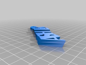 asher Schlüsselanhänger kundengebundene 3d print model - Mito3D