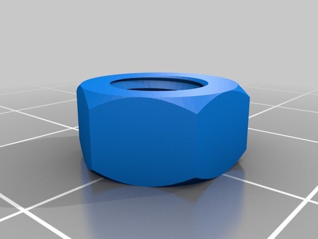 m6 nut parts customized 3D print model - Mito3D