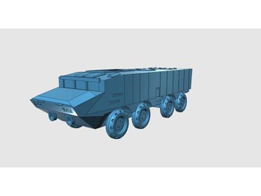 hipopotam carrier vehicles military modern poland tank weapon 3d print model - Mito3D