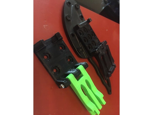 kydex belt clip 3D print model - Mito3D