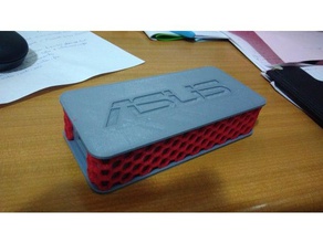 asus adattatore computer l'adattatore caso portatile red rosso rog 3d print model - Mito3D