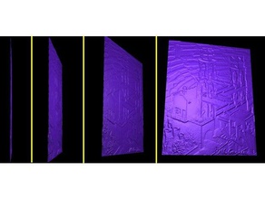 'escher cascada' lithophane gnamp Arte en 2d 3d print model - Mito3D