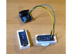 arduino nano holder electronics case mount 3d print model - Mito3D