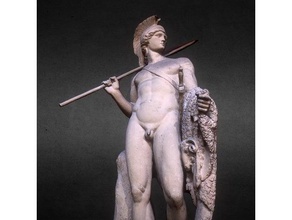 jason altın POST'u tarama ve kopyaları 3d baskı 3 Boyutlu Tarama klasik kültürel miras fleece Yunan kask kahraman adam Kas mitoloji heykel koyun mızrak kılıç 3d print model - Mito3D