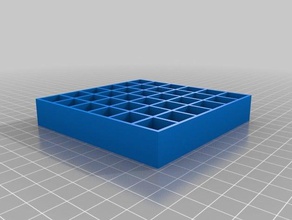 6x6 14 mm rack tool holders & boxes customized 3d print model - Mito3D
