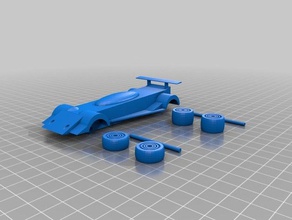race car 3d printing 3d print model - Mito3D