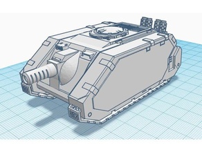 celeritas'ta olur prototip 40k hafif tank destroyer warhammer modelleri çekiç miniwargaming model tankları savaş wargame wargames arazi wargaming warhammer40k Warhammer 40000 40 k 3d print model - Mito3D
