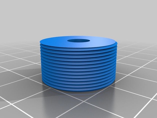 6mm manopola del volume super semplice l'elettronica 3D print model - Mito3D