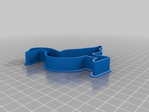 goose cookie cutter kitchen & dining 3d print model - Mito3D
