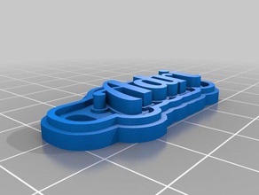 adri i portachiavi su misura 3d print model - Mito3D