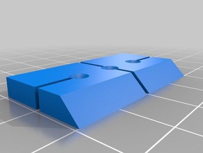 cbg string spacing guide tools 3 guitar cigar box template 3d print model - Mito3D