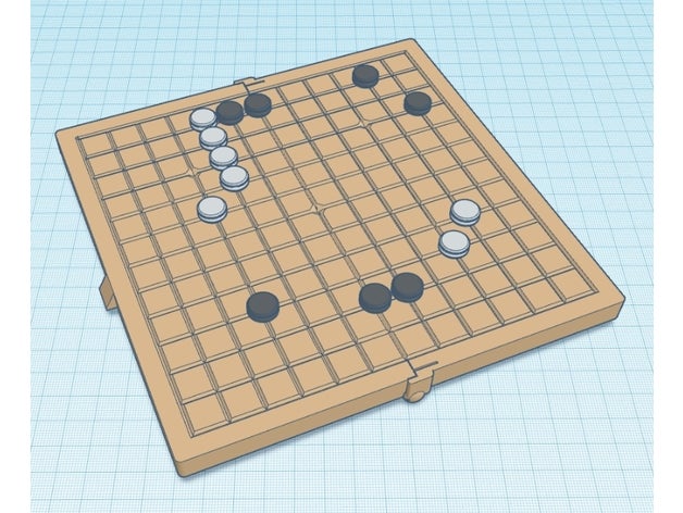 go board folding games 3D print model - Mito3D