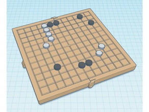 go board folding games 3d print model - Mito3D