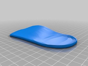 my customized orthotic insoles thin lt customizeable 3d print model - Mito3D