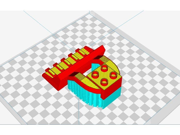 duplo escavatore pala costruzione di giocattoli secchio digger lego la 3D print model - Mito3D