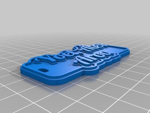 yaya keychains customized 3d print model - Mito3D