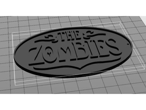 zombi bant Anahtarlık grup beatles İngiliz britpop kinks müzik vaha pop psychedelic Kaya zombiler 3d print model - Mito3D