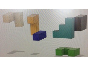 puzzle cube 3d printing difficult solve hard 3d print model - Mito3D