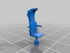 millennium falcon navigator chair 3d printing star wars 3d print model - Mito3D